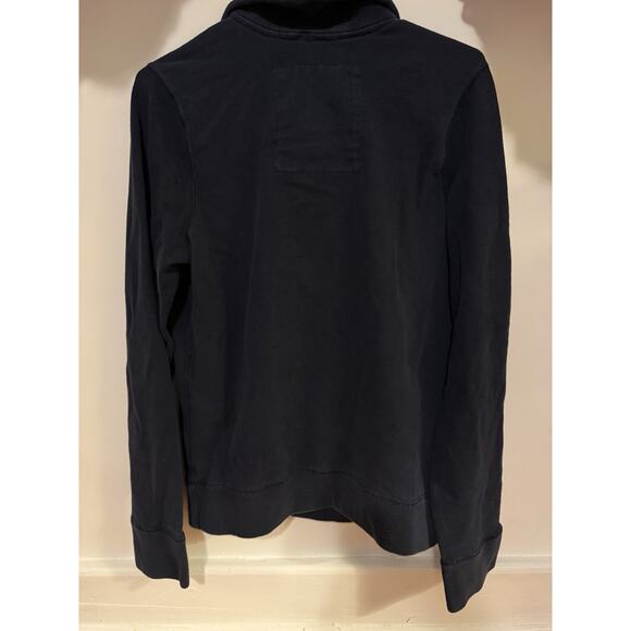 VTG Hollister Pullover Sweater Mens M Embroidered Long Sleeve Y2K Navy Blue - Picture 3 of 7